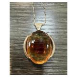 VINTAGE TWO TONE AMULET / NECKLACE VINTAGE TWO TONE AMULET / NECKLACE
