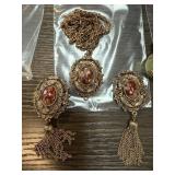 3PC MATCHED NECKLACE & EARRINGS SET 3PC MATCHED NECKLACE & EARRINGS SET