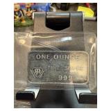 1 OZ .999 SILVER BULLION BAR SWISS BANK 1 OZ .999 SILVER BULLION BAR SWISS BANK