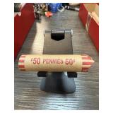ROLL OF MIXED DATE WHEAT PENNIES CENTS ROLL OF MIXED DATE WHEAT PENNIES CENTS