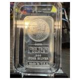 1 OZ .999 SILVER BULLION BAR MORGAN HEAD 1 OZ .999 SILVER BULLION BAR MORGAN HEAD