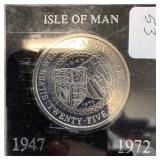1972 ISLE OF MAN 25 NEW PENCE 1972 ISLE OF MAN 25 NEW PENCE
