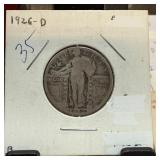 1926-D STANDING LIBERTY SILVER QUARTER 1926-D STANDING LIBERTY SILVER QUARTER