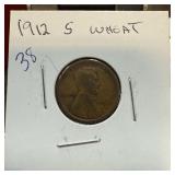 1912-S WHEAT PENNY CENT 1912-S WHEAT PENNY CENT