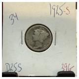 1925-S SILVER MERCURY DIME 1925-S SILVER MERCURY DIME