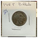 1918 BUFFALO NICKEL 1918 BUFFALO NICKEL