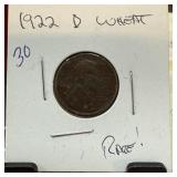 1922-D WHEAT PENNY CENT RARE 1922-D WHEAT PENNY CENT RARE