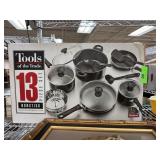TOOLS OF THE TRADE 13 PIECE COOKWARE SET TOOLS OF THE TRADE 13 PIECE COOKWARE SET