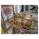VINTAGE OAK BENT WOOD HAT RACK VINTAGE OAK BENT WOOD HAT RACK
