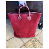 AUTHENTIC GUCCI DESIGNER SUEDE TOTE BAG NOTE AUTHENTIC GUCCI DESIGNER SUEDE TOTE BAG NOTE