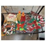LOT OF VINTAGE CHRISTMAS DECORATION LOT OF VINTAGE CHRISTMAS DECORATION