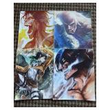 4PC ATTACK ON TITAN 8X10 WALL DECOR 4PC ATTACK ON TITAN 8X10 WALL DECOR