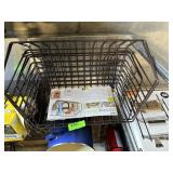 LOT OF METAL STACKING BASKETS LOT OF METAL STACKING BASKETS