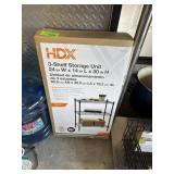 NEW HDX 3 SHELF STORAGE UNIT NEW HDX 3 SHELF STORAGE UNIT