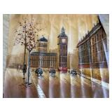 ORIGINAL OIL PAINTING LONDON BIG BEN ON CANVAS ORIGINAL OIL PAINTING LONDON BIG BEN ON CANVAS