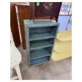 BLUE SHABBY CHIC SHELF UNIT BLUE SHABBY CHIC SHELF UNIT