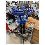 6 STATION SCREEN PRINTING MACHINE NOTE 6 STATION SCREEN PRINTING MACHINE NOTE