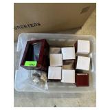 LOT OF JEWELRY RING BOXES CHAMPIONSHIP RINGS NOTE LOT OF JEWELRY RING BOXES CHAMPIONSHIP RINGS NOTE