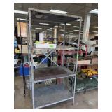 LARGE METAL SHELVES NOTE LARGE METAL SHELVES NOTE