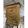 VINTAGE WASTE BASKET CHINESE DRAGON MOTIF
