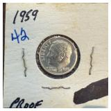1959 ROOSEVELT SILVER DIME