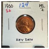 1960 SMALL DATE MEMORIAL PENNY CENT KEY DATE