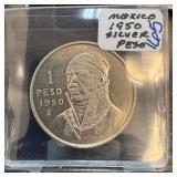 1950 SILVER PESO