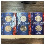 HALLMARK 6PC STATE QUARTERS