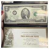 $2 UNC 2003 CURRENCY NOTE