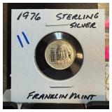 1976 STERLING SILVER ROUND FRANKLIN MINT