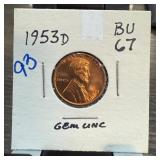 1953-D WHEAT PENNY CENT HIGH GRADE