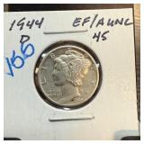 1944-D MERCURY SILVER DIME