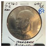 1976-D TYPE 2 REV IKE DOLLAR HIGH GRADE
