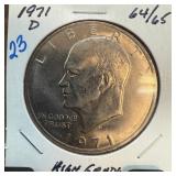 1971-D IKE DOLLAR HIGH GRADE
