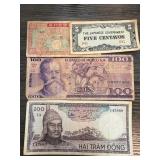 4PC MIXED FOREIGN CURRENCY NOTES