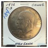 1972 TYPE 3 IKE DOLLAR HIGH GRADE