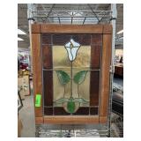 VINTAGE STAINED GLASS WINDOW