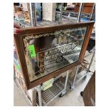 VINTAGE JOHNNIE WALKER BAR MIRROR