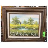 OIL ON CANVAS PAINTING