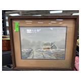 ORIGINAL WATERCOLOR PAINTING R DANIEL HARDAWAY