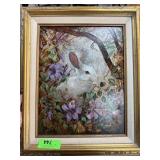 ORIGINAL PAINTING SIGNED CHAMBERS ON BOARD NOTE
