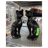 2PC VINTAGE CERAMIC CATS