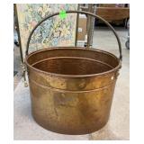 LARGE COPPER HANDLED TUB / WASH TUB