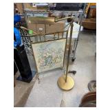 VINTAGE MID CENTURY BRASS PHARMACY LAMP