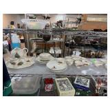 LARGE LOT OF MIXED CHRISTMAS CHINA