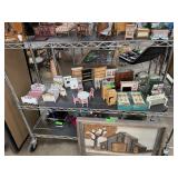 CONTENTS OF SHELF LARGE LOT OF DOLL FURNITURE