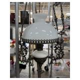 FABULOUS ANTIQUE ADJ HEIGHT WEIGHTED CHANDELIER
