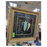 FRAMED ERTE PRINT "LADIES IN WAITING"