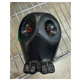 VINTAGE MIDNIGHT BLACK OWL COIN BANK VERMONT