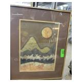 BATIK TEXTILE FRAMED